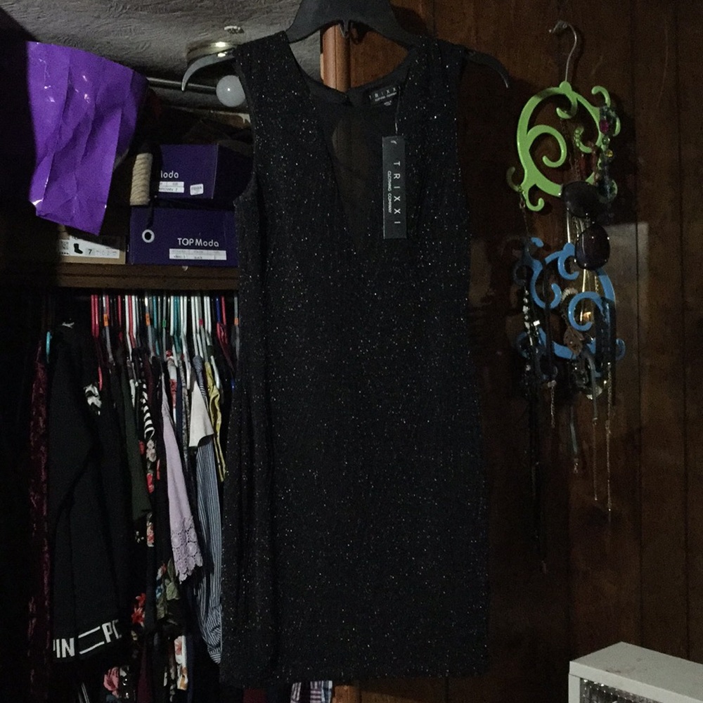 Sparkly dressy black dress